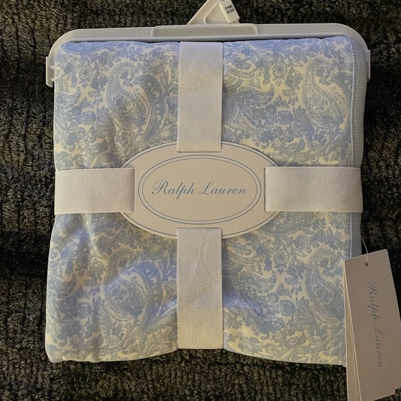 Ralph Lauren Bedding Nwt Ralph Lauren Paisley Baby Blanket Poshmark